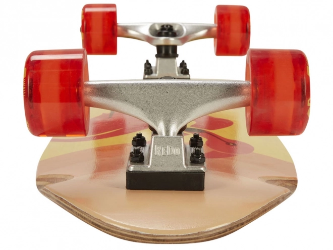 Wooden Skateboard ReDo Flaming