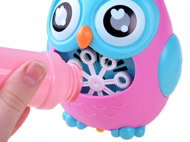 Bubble Machine Owl – pink