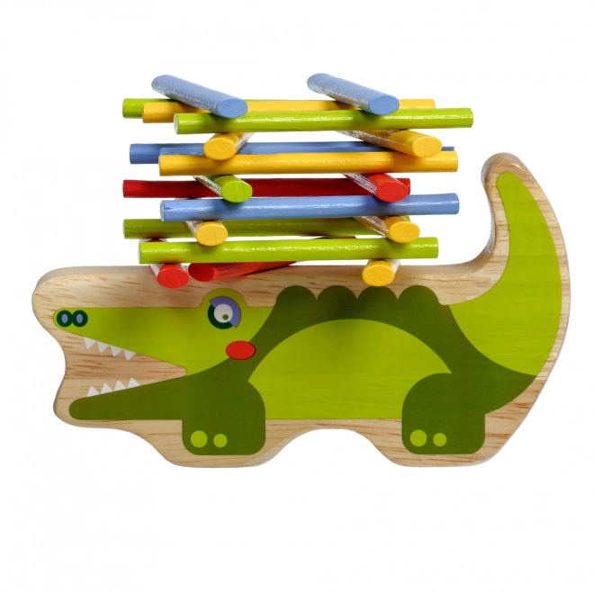 Lucy & Leo Wooden Crocodile Balancing Game