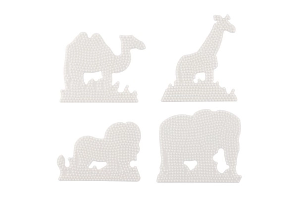 Hama Midi Ironing Bead Boards - Elephant, Giraffe, Lion, Camel