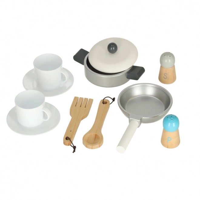 Cucina in legno MDF Lulilo con Espresso 85cm