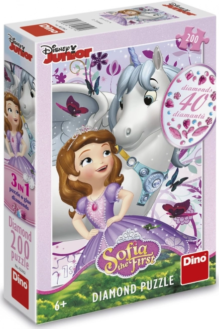 Sofia the First and Unicorn Gem Puzzle