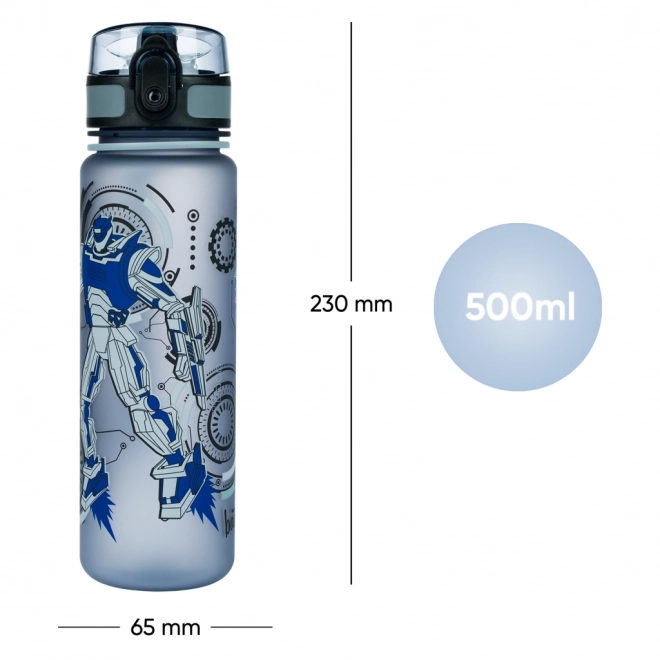 Baagl Tritan Water Bottle Robots 500ml