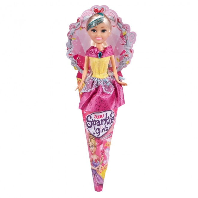 Princess Sparkle Girlz Doll in Cone