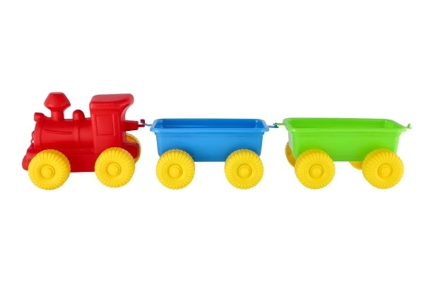 Plastic Train Set with 2 Carriages