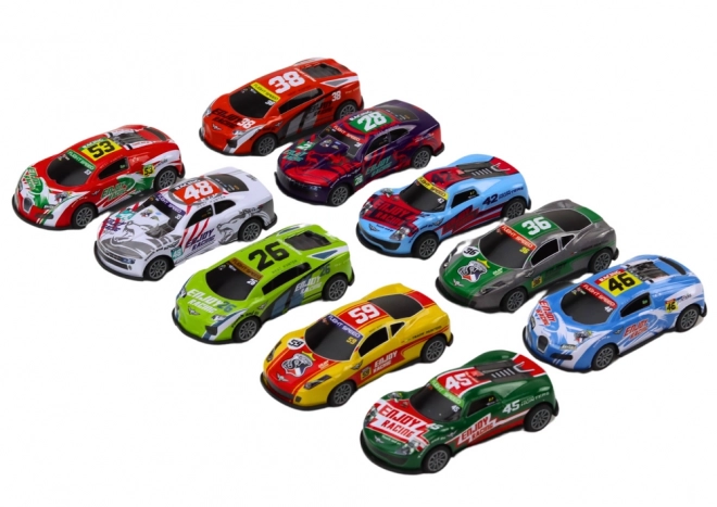 Set of Racing Sport Cars 1:64 - 10 Pieces