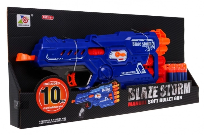 Blaze Storm Toy Gun for Kids 8+ with Foam Darts