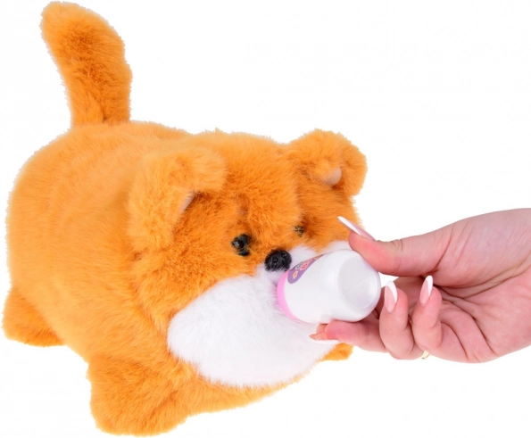 Interactive Plush Dog Pulpet, Barks and Moves Eyes, Records Sounds