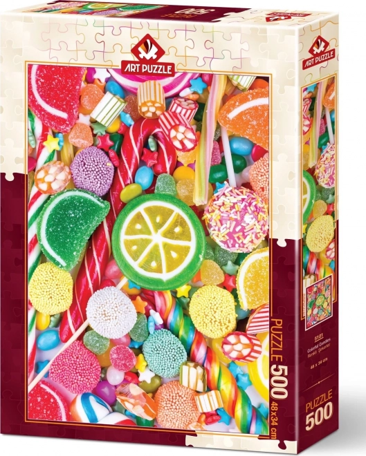 Colorful Sweets Puzzle 500 Pieces