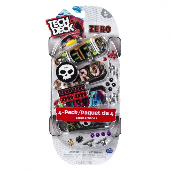 Tech Deck Fingerboard Set 4-Pack Assortment