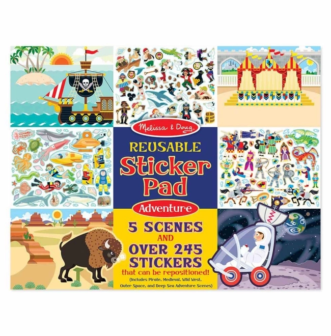 Melissa and Doug Reusable Stickers Adventure