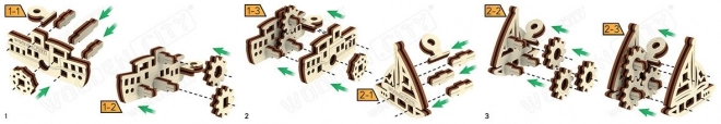 Wooden 3d Puzzle Ships