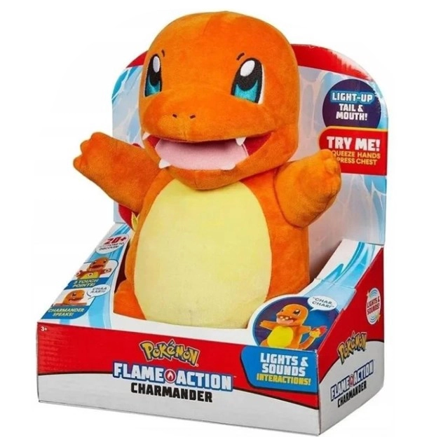 charmander interactive plush toy