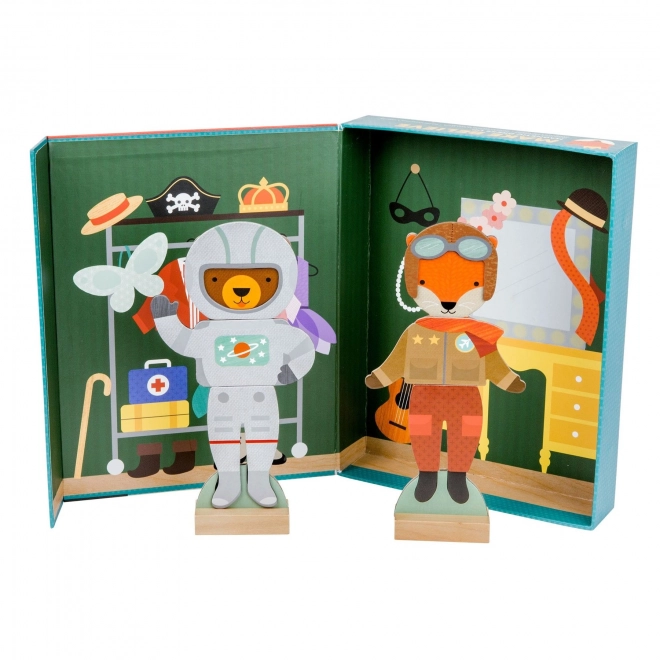 Magnetic Animal Dress-Up Puzzle