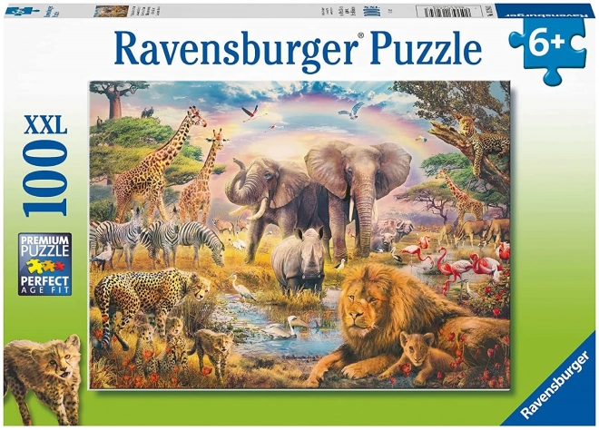 Ravensburger Puzzle African Savanna XXL 100 Pieces