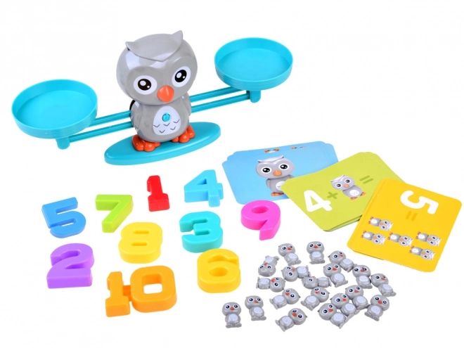 Educational Game Owl Balance Scale