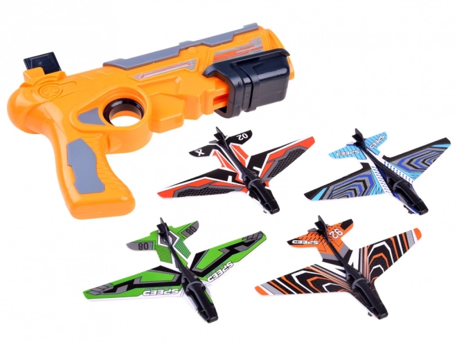 Airplane Launcher Gun for Kids – orange