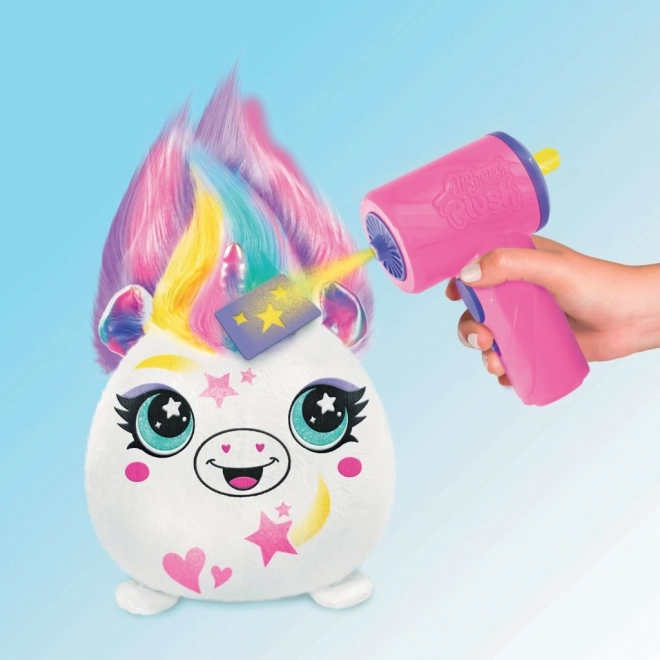 Set creativo Airbrush Hair'iffic con peluche peloso
