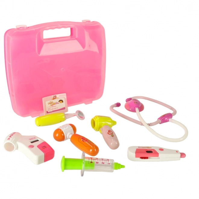 Doctor Toy Set with Lights - Pink