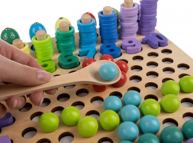 Wooden Bead Puzzle Toy