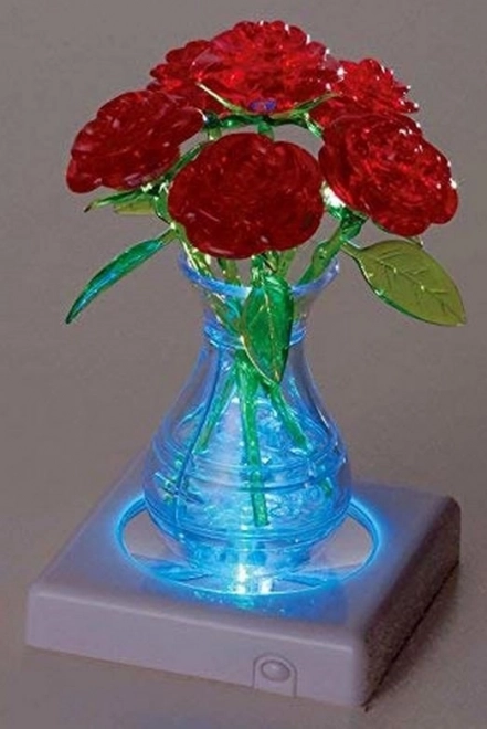 3D Crystal Puzzle Bouquet of Roses