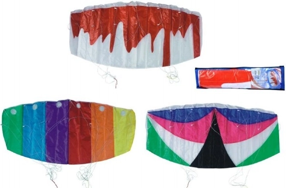 Aquilone paracadute per bambini in nylon 120x55 cm