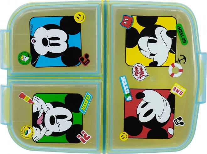 Stor multi compartment lunch box Mickey Mouse