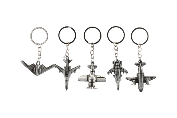 Airplane Metal Keychain