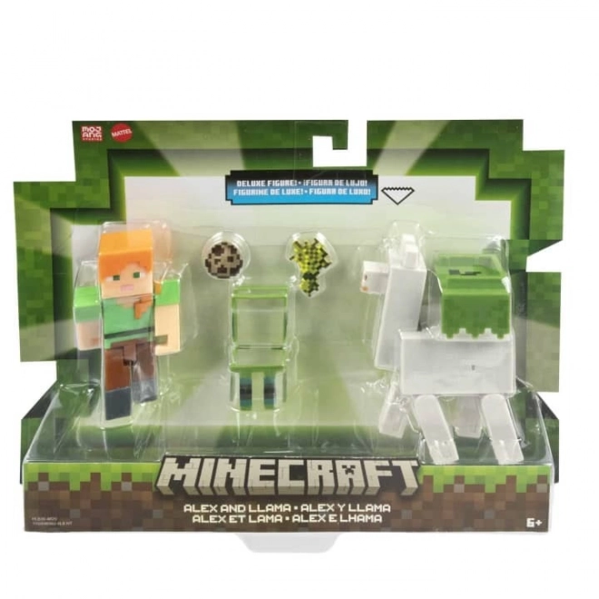 Minecraft Alex and Llama Figures Set