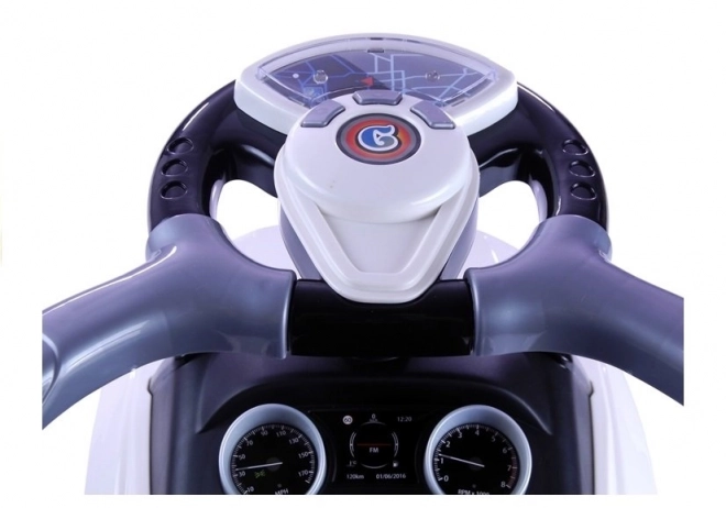 Ride-On Push Walker Sport Car White