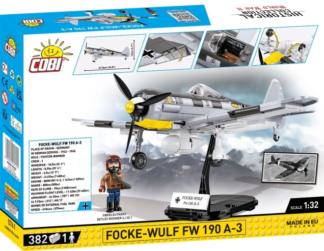 Cobi Focke-Wulf Fw 190 A3 Airplane Model