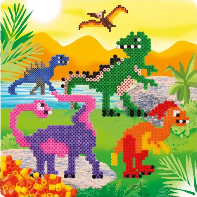 Ironing Bead Set Dinosaurs