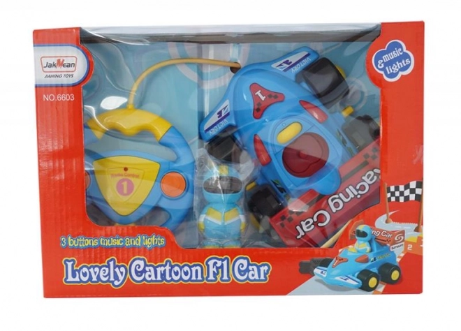 Remote Control Kids Formula Car Blue