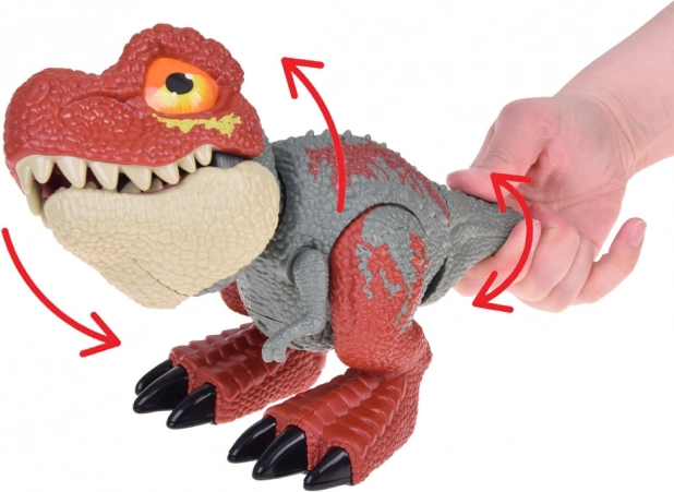 Dinoszaurusz Tyrannosaurus Rex mozgó részekkel, hang- és fényhatásokkal