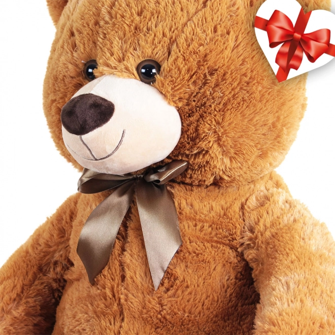 Large Plush Teddy Bear with Heart Tag