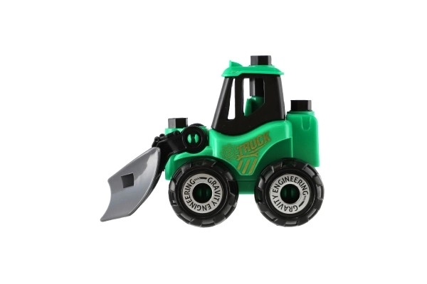 Construction Toy Vehicle with Screwdriver