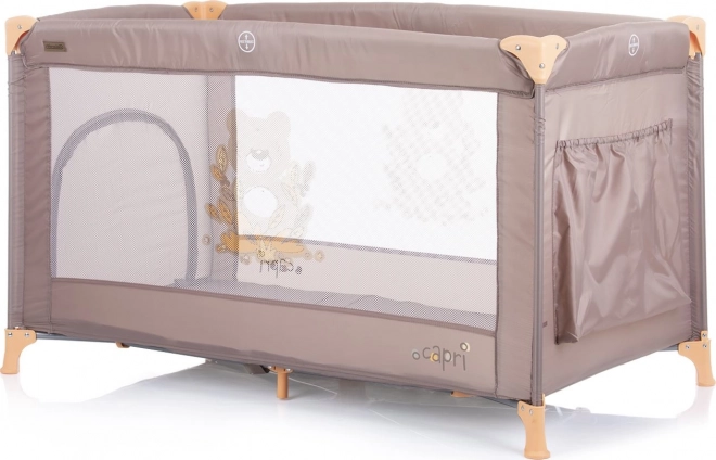 Travel Crib Capri by Chipolino in Rose Water – Sand