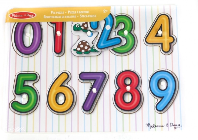 Wooden Number Puzzles with Handles