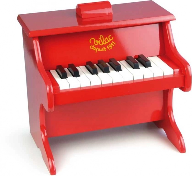 Red Wooden Toy Piano