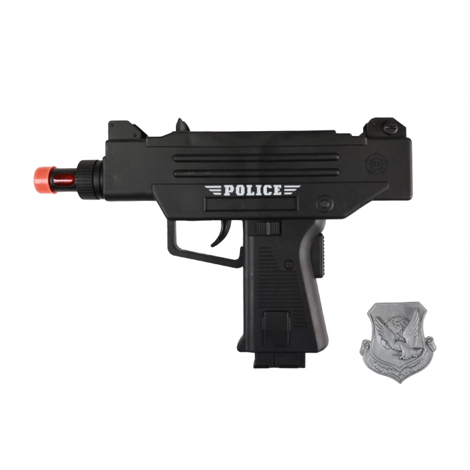 Police Light and Sound Machine Gun Toy