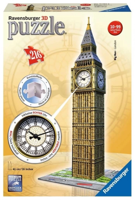 Ravensburger 3D Big Ben Puzzle with Clock