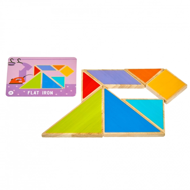 Lucy & Leo Tangram Wooden Puzzle Game