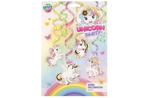 Hanging Unicorn Decoration Set