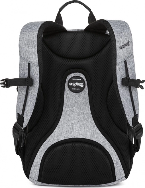 Sport Backpack With Pencil Case OXY Sport Grey Melange