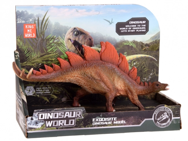 Realistic Stegosaurus Dinosaur Figurine