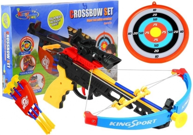 Children's Sports Crossbow with Target and Quiver