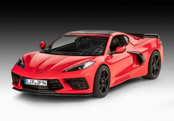 Plastic Model Car Corvette C8 Coupe