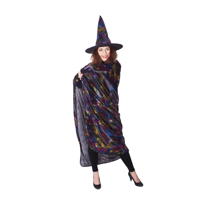 Witch Costume Cloak with Hat for Adults