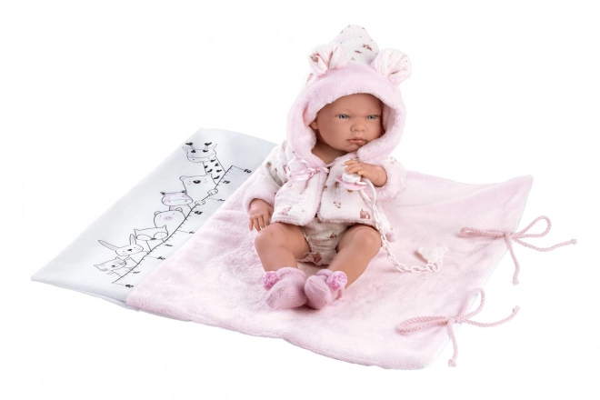 Realistic Newborn Doll with Vinyl Body - 40 cm