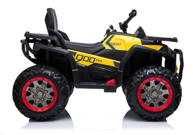 Sárga akkumulátoros quad